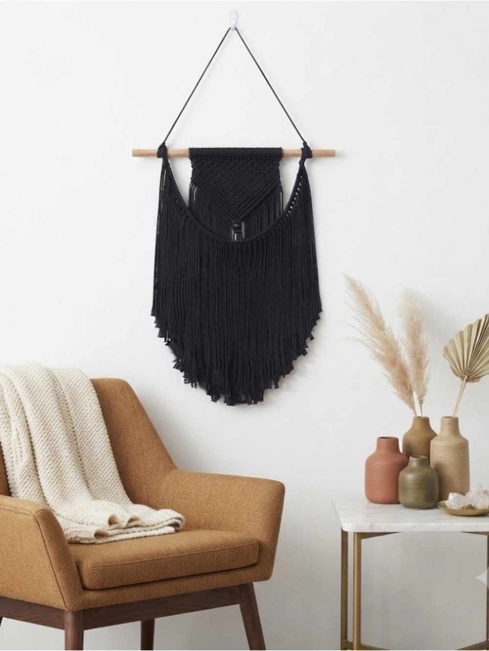 Macrame Wall Hanging Woven Boho Wall Decor Handmade